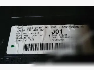 9651197380,9651196680,0281011394,9652184480 Блок BSI Citroen C5 1 Арт 62701112_1, вид 2