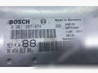 0261207474,9647481280,9643840680 Блок управления двигателем Peugeot 307 Арт 90979192, вид 1