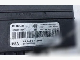 9663937580,0263004234 Блок управления парктрониками Citroen C4 Grand Picasso 1 Арт 103060955_1, вид 1