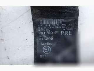 7X1780P,015809 Ремень безопасности задний правый Lexus RX 4 Арт 105196695, вид 3