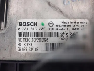 0281013209,9662633480,EDC16CP39,9663510480 Блок управления двигателем Peugeot 407 Арт 118347211_1, вид 2