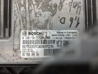 0281017600,9666729580 Блок управления двигателем Citroen Xsara Picasso Арт 126283002_1, вид 2