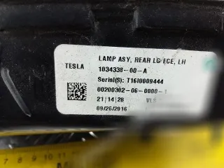 103433800A Фонарь крышки багажника левый Tesla model X Арт 143604199, вид 2