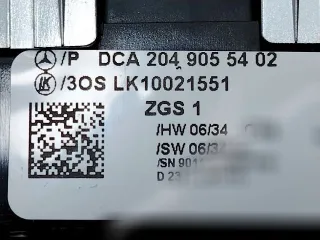 10021551 Блок управления стеклоподъемниками Mercedes C W204 Арт 148500994_1, вид 3