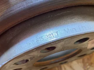 1K0615301T Диск тормозной передний Audi A3 8V Арт 39369871, вид 11