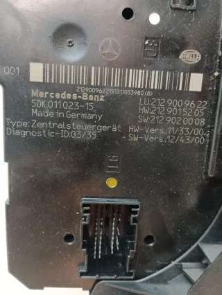 2129009622,2129015205,2129020008 Блок SAM Mercedes E W212 Арт 96721012, вид 3