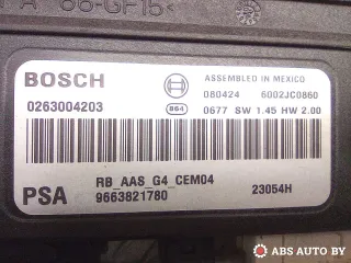 0263004203,9663821780 Блок управления парктрониками Citroen Berlingo 2  Арт A29261_4, вид 4