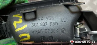 3C1837113,3C0962125B Ручка внутренняя передняя левая Volkswagen Passat B6 Арт 75150096, вид 4