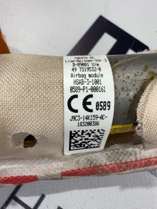J9C314K159AC, J9C314K160AC Подушка безопасности боковая (шторка) Land Rover Evoque 2 Арт 96765047, вид 3