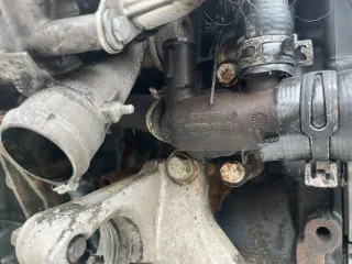 9634372580 Фланец (тройник) системы охлаждения Fiat Scudo 1 Арт 96867638, вид 1