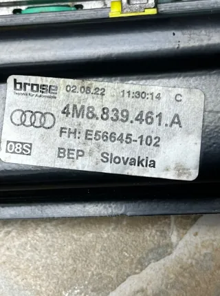 4M8839461A Стеклоподъемник задний левый Audi RS Q8 Арт 42804, вид 7