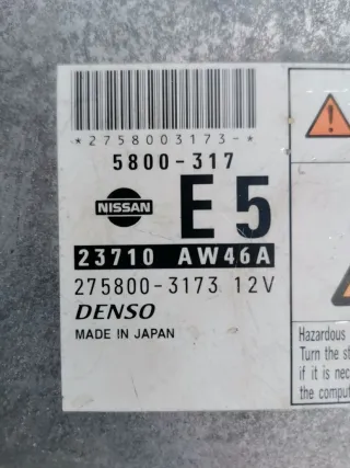 23710AW46A, 2758003173 Блок управления двигателем Nissan Primera 12 Арт 96875722, вид 6