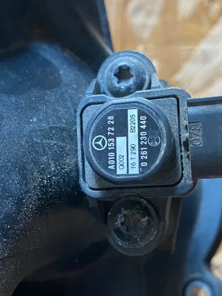 A0101537228, A6510900728 Патрубок впускного коллектора Mercedes C W205 Арт 96878332, вид 4