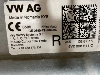 8V2880841C Подушка безопасности коленная Audi A3 8V Арт 39370079, вид 7