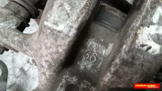 Суппорт тормозной задний левый Opel Zafira A Арт 42538593, вид 6