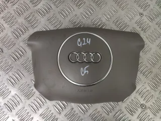 8P0880201D Подушка безопасности водителя Audi A6 C5 (S6,RS6) Арт 96911694, вид 1
