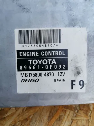 MB1758004870, 896610F092 Блок управления двигателем Toyota Corolla VERSO 1 Арт 96925635, вид 2
