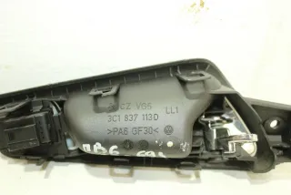 3C1837113D Ручка внутренняя передняя левая Volkswagen Passat B6 Арт 96926732, вид 4