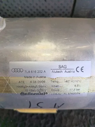 7L8616202A Ресивер пневмоподвески Audi Q7 4L Арт 96926753, вид 2