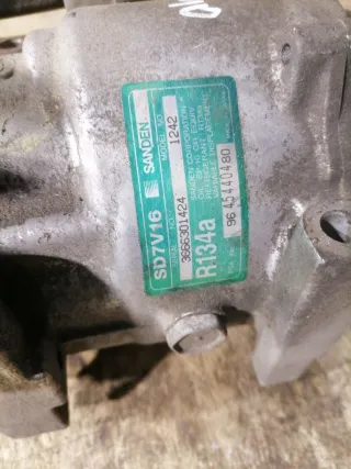 9645440480,6453TG,9800851980,648724,6453YJ Компрессор кондиционера Peugeot 406 Арт 14011_3, вид 2