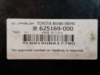 8978008040 Иммобилайзер Toyota Sienna 3 Арт 320598, вид 3