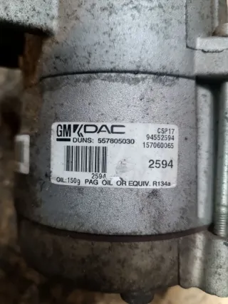 F18D4, A18XER,557805030,13376447,138060308 Компрессор кондиционера Chevrolet Cruze J300 restailing Арт 034595, вид 5