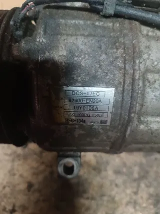 MR20DE,MR20,19Y0106A Компрессор кондиционера Nissan Qashqai 1  Арт 034598, вид 5