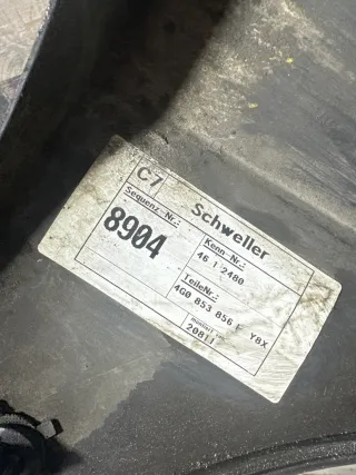 4G0853860F,4G0853856F Накладка на порог Audi A6 C7 (S6,RS6) Арт 96940016, вид 4