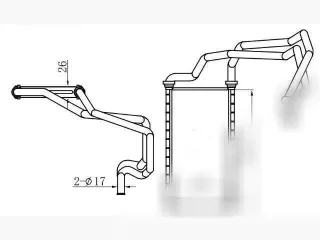 Радиатор отопителя (печки) Honda Accord 9  79115T0AA01, 79115T0GA01, 79115T0TH01, 79115TX6A41, 79731S5A000 - Фото 2