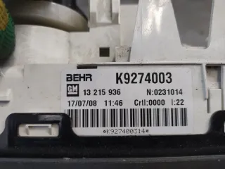 13215936 Блок управления печки/климат-контроля Opel Meriva 1 Арт 87223, вид 7