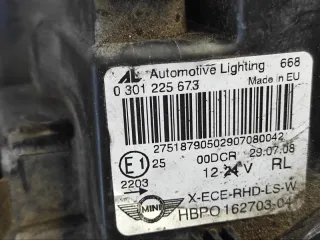 0301225673 Фара правая MINI Cooper R56 Арт 89883, вид 7