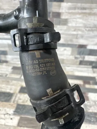 03L122157Q,03L122157AA,03L121157AB,03L121157AF Трубка охлаждающей жидкости металлическая Audi A6 C7 (S6,RS6) Арт 96955545, вид 4