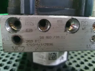 98 160 738 80, 9816071180, 2265106516, 0265956062, 0 265 255 894 Блок АБС (ABS) Peugeot 308 2 Арт 96960002, вид 7