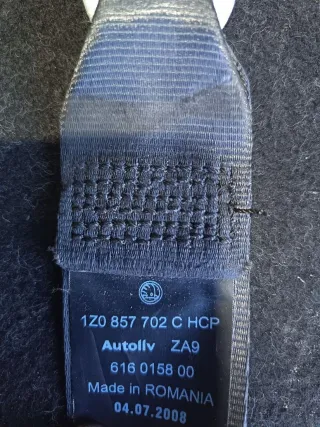 1Z0857702C Ремень безопасности передний правый Skoda Octavia A5 Арт 96990420, вид 3