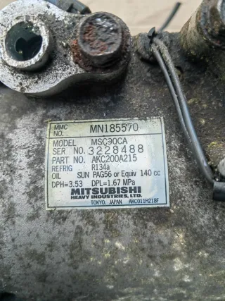  Компрессор кондиционера Mitsubishi Lancer 9 1.6л Арт 70585322, вид 4