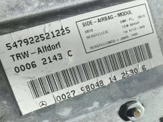 00062143c Подушка безопасности боковая (в дверь) Mercedes CLK W208 Арт 58634, вид 6