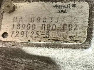 18900rb0e02 Турбина Honda Accord 7 Арт 58616, вид 7