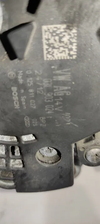 03L903023F,, BKC, BKD, Генератор Volkswagen Touran 1 Арт 64169, вид 6