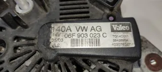 06F903023C,0124525066,06F903023A,06F903023C,06F903023F,06F903023J,1986A00902,97480074, BKE, BRB, BNA, BRF, BRD, BLB, CFF, CFG, CAH Генератор Audi A4 B7 Арт 64197, вид 4