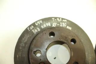  Диск тормозной задний Seat Alhambra 1 restailing Арт 96999698, вид 2