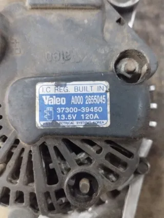 A0002655045, 3730039450 Генератор Hyundai Terracan Арт MT29096839, вид 4
