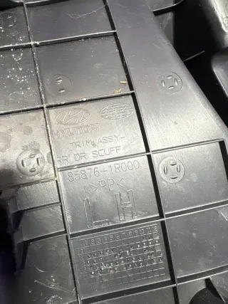 858761R000 Накладка на порог внутренняя задняя левая Hyundai Accent RB Арт 97005227, вид 3