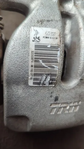 32055874,32055873,9819337780,9819337680 Суппорт тормозной задний левый Citroen Berlingo 3 Арт 97005522, вид 4
