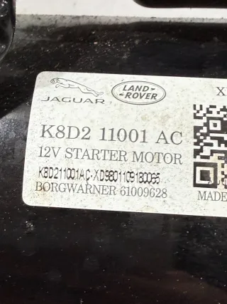 K8D211001AC Стартер Land Rover Evoque 2 Арт 97008107, вид 3
