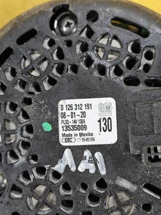 0126 312 191,13535009 Генератор Chevrolet Equinox 3 Арт 17-2-29, вид 4