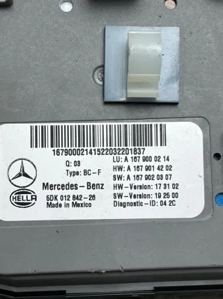 a1679000214 Блок SAM передний Mercedes GLE W167 Арт 42887, вид 4