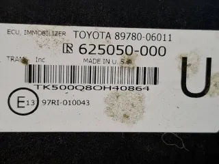 8978006011 Иммобилайзер Toyota Camry XV40 Арт 320678, вид 3