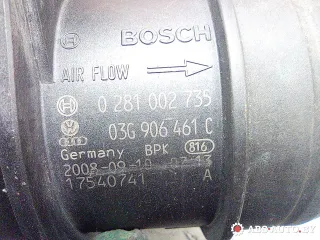 0281002735,03G906461C,8ET009149181,138349 Расходомер воздуха Volkswagen Scirocco 3 Арт A29723_11, вид 6