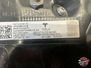 1502089-00-B,150208900B,1502089 Фонарь задний правый Tesla model 3 Арт 32884833ar, вид 4