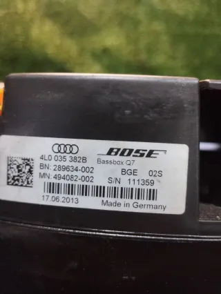 4L0035382B,4L0035361,4F035412B,4L0035223J Аудиосистема (комплект) Audi Q7 4L Арт 97042662, вид 14